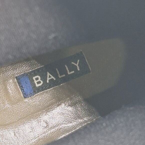 Bally Sock Boots Rare Leather Square Toe Men's 7 Women's 9 Italy Goth Industrial - Picture 6 of 16